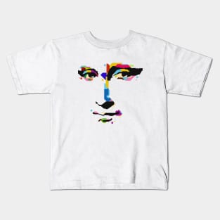 Monalisa Face Pop art Kids T-Shirt